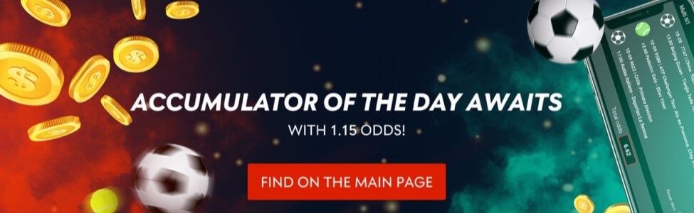 Accumulator of the day - Pin-Up bet odds