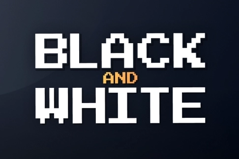 Black and White